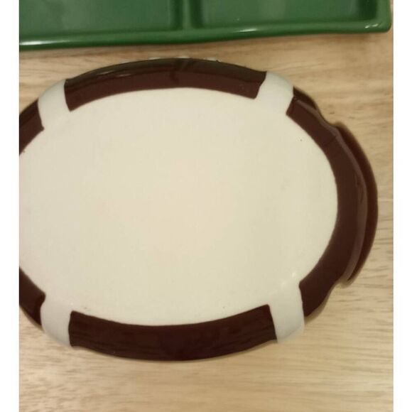 Trudeau football fondue set, game day, food, fondue new unused - Picture 5 of 12